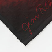"Einheimischer Krieger" Fleecedecke (Ecke)