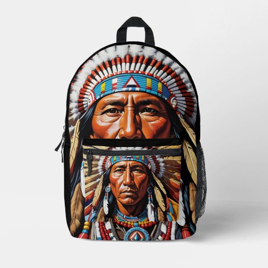 Einheimischer Stolz Bedruckter Rucksack (Vorderseite)