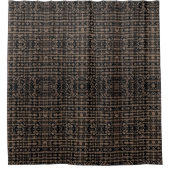 Einheimischer Vintage Boho Duschvorhang (Vorderseite)
