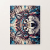 Einheimischer Wolf Puzzle (Vertikal)