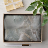 Einheimisches Kriegerprofil & Pferd Decoupage Seidenpapier (Geschenk)