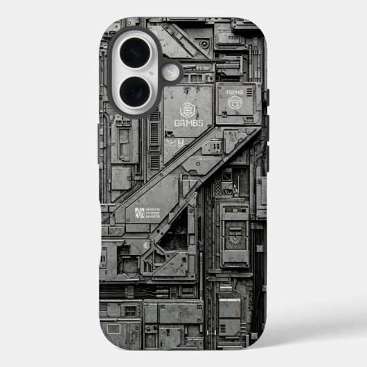EINHEIT-77 #028: GLMBS Neuronales Leitpanel Case-Mate iPhone Hülle (Rückseite)