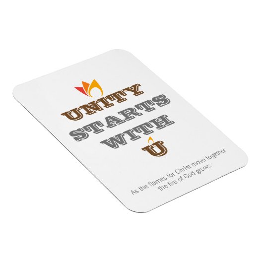 EINHEIT BEGINNT MIT UNS MAGNET (Rechte Seite)