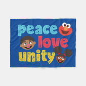 Einheit der Liebe Fleecedecke (Vorderseite (Horizontal))