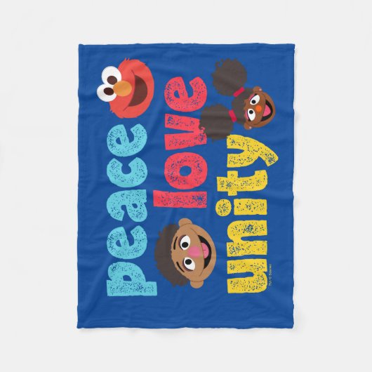 Einheit der Liebe Fleecedecke (Vorderseite)