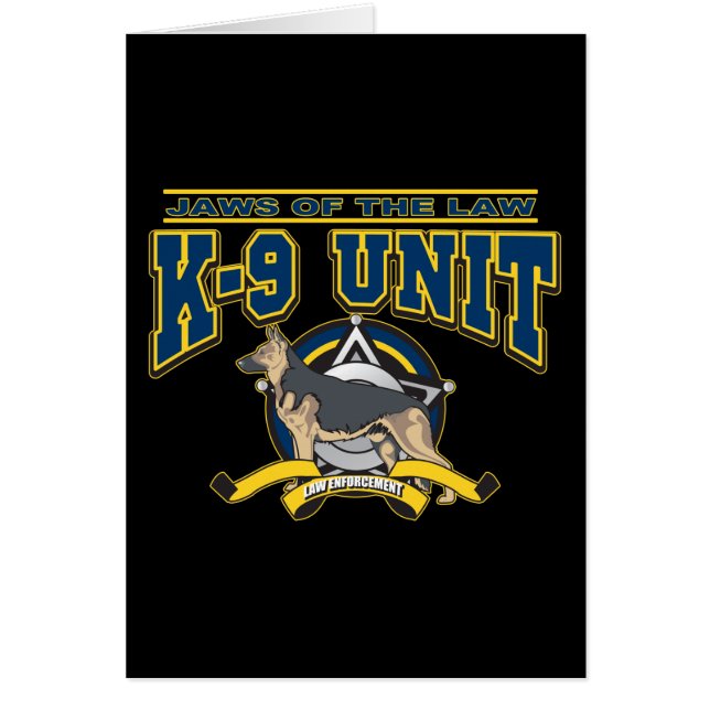 Einheit der Polizei-K-9 (Vorne)