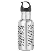 Einheit der Wasserflasche Fort Collins Emoto (Rückseite)