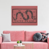 Einheit des 18. Jahrhundertsoder die Leinwanddruck (Insitu (Wohnzimmer))