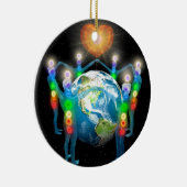 Einheit des Lichts Keramik Ornament (Rechts)