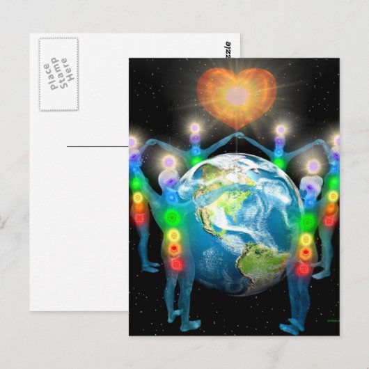 Einheit des Lichts Postkarte (Vorne/Hinten)