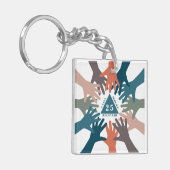 Einheit, Dienst, Erholung Schlüsselanhänger (Vorderseite links)