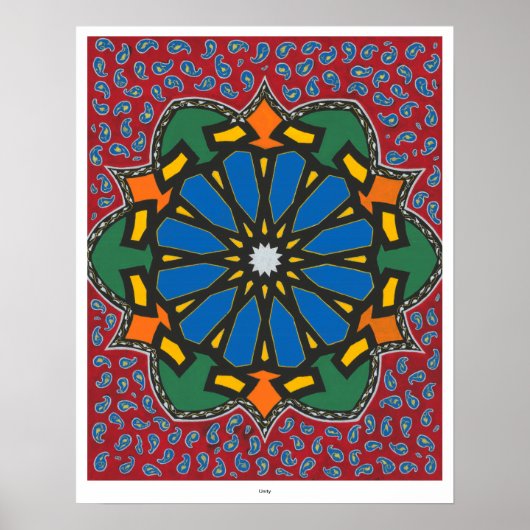 Einheit - Drucken Poster (Vorne)