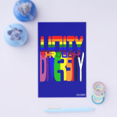 Einheit durch Diversity Flyer (Einzeln)