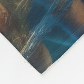 Einheit eines indischen Volkes und ihres Wolfs Fleecedecke (Ecke)