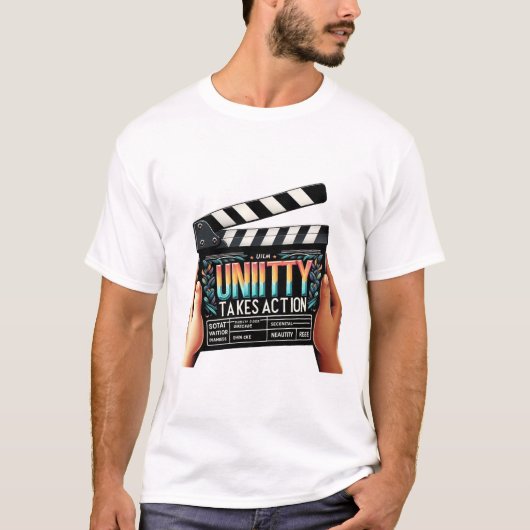 Einheit ergreift Maßnahmen | Diversity- und Teamwo T-Shirt (Vorderseite)