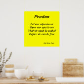 Einheit für Freiheit Poster (Küche)