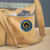 Einheit für Ukraine Sonnenblumen und Power Fist Bu Button