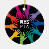 Einheit - Hände - SRF Keramik Ornament (Vorne)