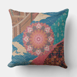 Einheit im Design Kulturfusionswirbel Kissen