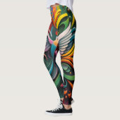 EINHEIT IM FLUG: EINE VISION DES FRIEDENS LEGGINGS (Links)