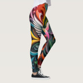 EINHEIT IM FLUG: EINE VISION DES FRIEDENS LEGGINGS (Rechts)