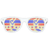 Einheit in Aktion - Ein Leuchtfeuer der Partnersch Partybrille (Vorderseite)