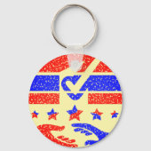 Einheit in Aktion - Ein Leuchtfeuer der Partnersch Schlüsselanhänger (Rückseite)