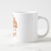 Einheit in Bewegung - Tropfen der Demokratie Jumbo-Tasse (Rechts)