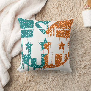 Einheit in Bewegung - Tropfen der Demokratie Kissen