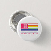 Einheit in der Liebe Amerika - Button (Vorne & Hinten)
