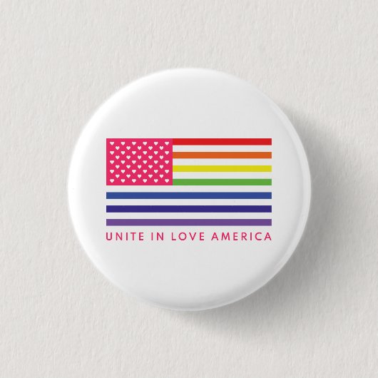 Einheit in der Liebe Amerika - Button (Vorderseite)