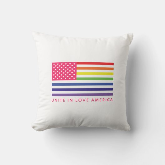 Einheit in der Liebe Amerika - Polster (Vorderseite)