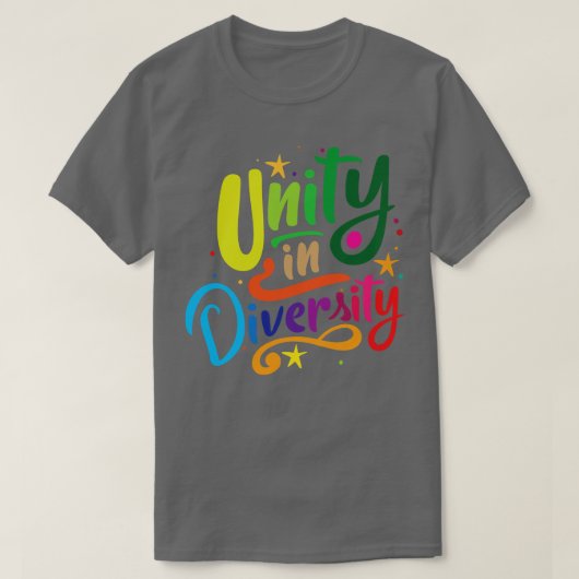 Einheit in Diversity 2 T-Shirt (Design vorne)