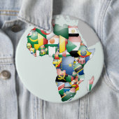 Einheit in Diversity: Afrikas Flaggen-Sammlung Button (Beispiel)