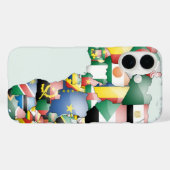Einheit in Diversity: Afrikas Flaggen-Sammlung Case-Mate iPhone Hülle (Rückseite (Horizontal))