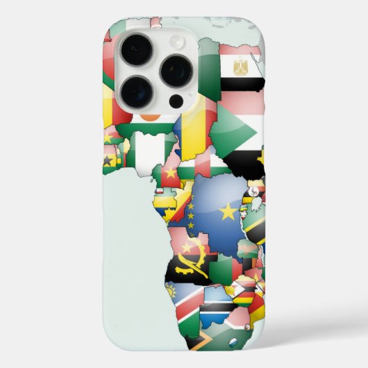 Einheit in Diversity: Afrikas Flaggen-Sammlung Case-Mate iPhone Hülle (Rückseite)