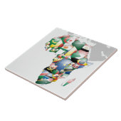 Einheit in Diversity: Afrikas Flaggen-Sammlung Fliese (Seite)