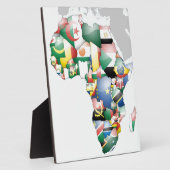 Einheit in Diversity: Afrikas Flaggen-Sammlung Fotoplatte (Seite)