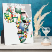 Einheit in Diversity: Afrikas Flaggen-Sammlung Fotoplatte (Seite)