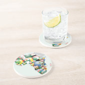 Einheit in Diversity: Afrikas Flaggen-Sammlung Getränkeuntersetzer (Seite)