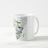 Einheit in Diversity: Afrikas Flaggen-Sammlung Kaffeetasse (VorderseiteRechts)