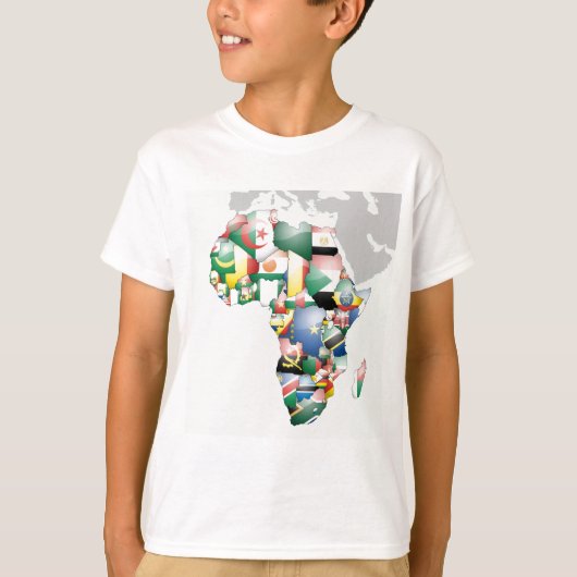 Einheit in Diversity: Afrikas Flaggen-Sammlung T-Shirt (Vorderseite)
