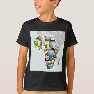Einheit in Diversity: Afrikas Flaggen-Sammlung T-Shirt