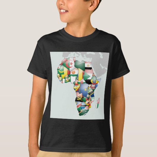 Einheit in Diversity: Afrikas Flaggen-Sammlung T-Shirt (Vorderseite)