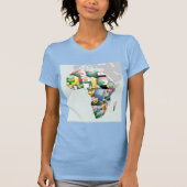 Einheit in Diversity: Afrikas Flaggen-Sammlung T-Shirt (Vorderseite)