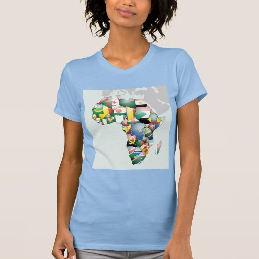 Einheit in Diversity: Afrikas Flaggen-Sammlung T-Shirt (Vorderseite)