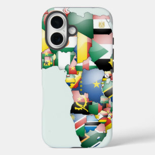 Einheit in Vielfalt: Afrikas Flaggen-Sammlung iPhone 16 Hülle