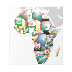 Einheit in Vielfalt: Afrikas Flaggen-Sammlung Notizblock