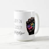 Einheit in Vielfalt Kaffeetasse (VorderseiteRechts)