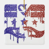 Einheit inmitten von Unterschieden Keramikornament (Rückseite)